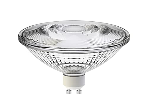 SYLVANIA GU10 LED-Lampe Warmweiß | Klarer Reflektor Kolben | 3000 Kelvin | 1150 Lumen | 111mm Durchmesser