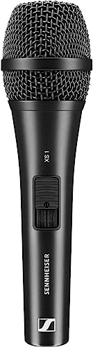 Sennheiser XS 1 Professionelles dynamisches Handmikrofon mit klarem Klang und robustem Design für Sänger und Moderatoren - Schwarz (507487)