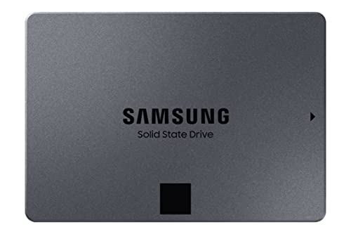 Samsung 870 QVO SATA III 2,5 Zoll SSD, 1 TB, 560 MB/s Lesen, 530 MB/s Schreiben, Interne SSD, schnelle Festplatte als Ersatz für HDD, MZ-77Q1T0BW