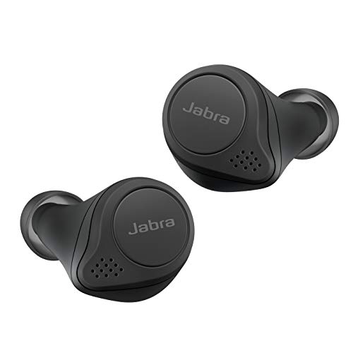 Jabra Elite 75t – In-Ear Bluetooth Kopfhörer in ear mit aktiver Geräuschunterdrückung (ANC) und langer Akkulaufzeit für True-Wireless-Erlebnis beim Telefonieren und Musikhören – Schwarz