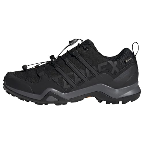 adidas Herren Terrex Swift R2 GTX Walking Shoe, Core Black/Core Black/Grey, 43 1/3 EU