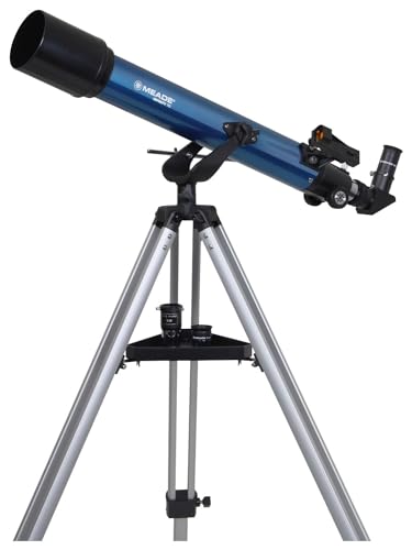Meade Instruments Infinity AZ Refraktor-Teleskop, 50 mm, Unendlichkeit - 70 mm, blau, 70mm