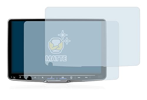 BROTECT Entspiegelungs-Schutzfolie für Alpine iLX-F905D (2 Stück) Matte Displayschutz-Folie, Anti-Reflex, Anti-Fingerprint