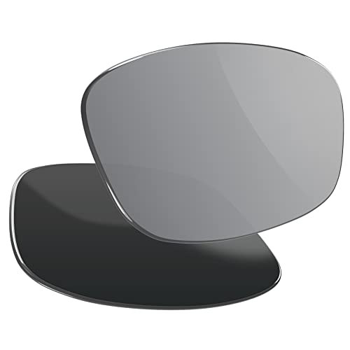 Vaep Polarisierte Ersatzgläser für Revo Guide II Sonnenbrille RE4073 - Silber Titan