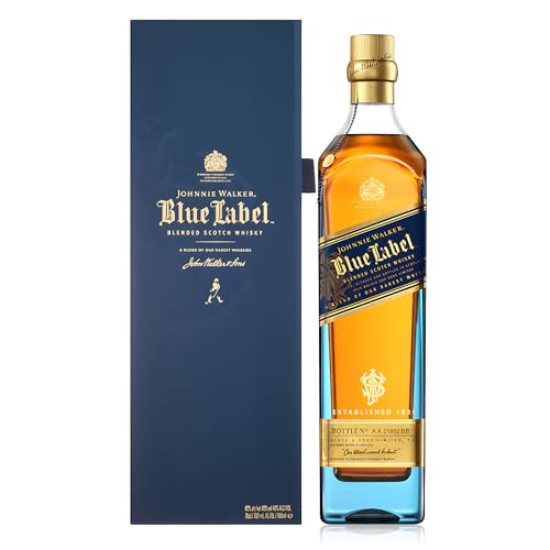 Johnnie Walker Blue Label | Blended Scotch Whisky | aromatischer| blended in den 4 prominentesten, schottischen Whisky-Regionen | 40% vol | 700ml Einzelflasche |