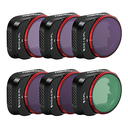 Freewell Neutraldichte, Bright Day ND/PL, CPL Filters 6Pack Compatible with Mini 3 Pro