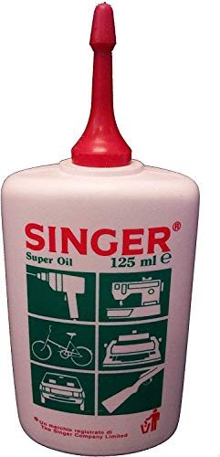 100 % echtes Singer-Nähmaschinenöl, super Qualität, 125 ml Flasche + gratis Einfädler