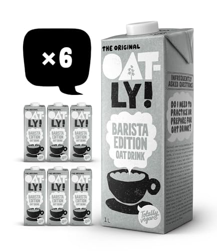 Oatly Barista Haferdrink Barista Edition, Long Life 1 Litre (6er Pack)