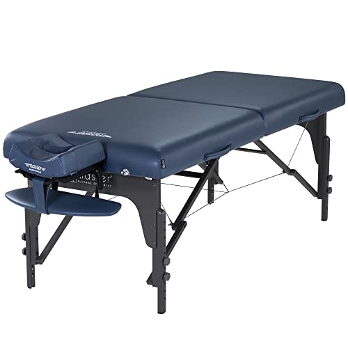 Master Massage cm Montclair Mobile Massageliege Klappbar Massagebett Massagebank Kosmetikliege Behandlungsliege, König Blau, 79cm