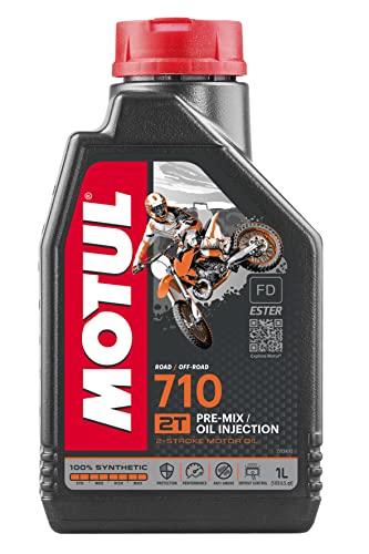 Motul 104034 710 2T, 1 L , 100% synthetic, 221x117x63.5