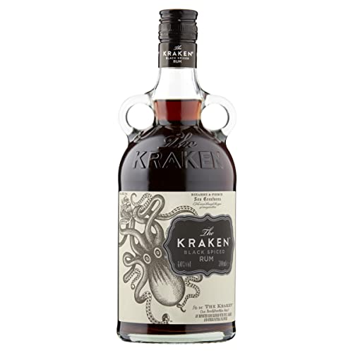 Kraken Black Spiced 40,0 Vol.-% - Rum mit einzigartig-würzigem Geschmack (1 x 0,7 l)
