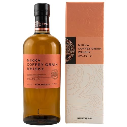 Nikka I Coffey Grain Whisky I inklusive Geschenkverpackung I Intensive Lakritz und Karamellnoten I 45% Vol. I 700 ml