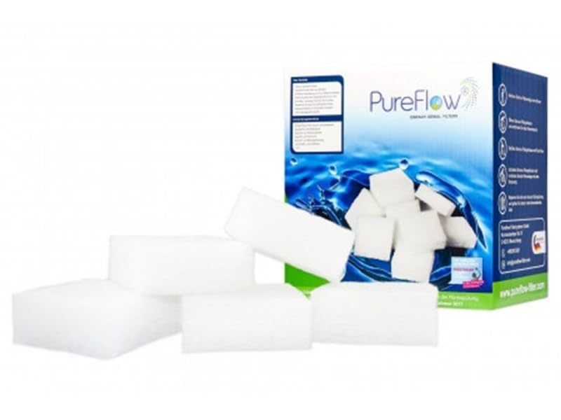 PureFlow Poolfilter, 320g ersetzen 32kg Sand- oder Glasfilter in Filteranlagen, ideal für Pool, Whirlpool, Framepool und Filterballs