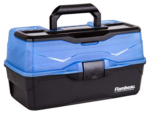Flambeau Outdoors Frost Serie 3-Tray Tackle Box, blau