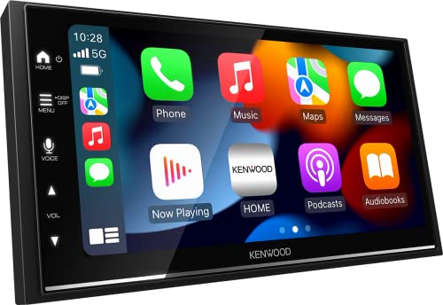 KENWOOD DMX7722DABS - 17,3 cm (6,8') Digital Media AV-Receiver mit Wireless CarPlay & Android Auto (4x50W, DAB+/UKW, BT, 3X Pre-Out 2,5V, USB, iPod/iPhone Control)