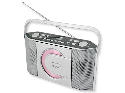 Soundmaster RCD1755SI tragbares Radio mit CD-Player UKW-PLL MP3 Kopfhöreranschluss
