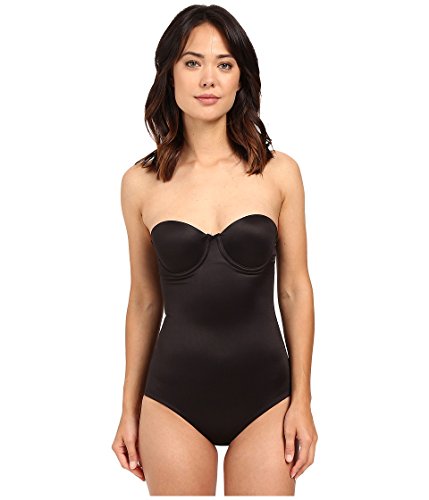 Miraclesuit Shape Away Extra Firm Control Strapless Bodysuit, 34B, Black