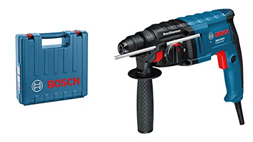 Bosch Professional Bohrhammer GBH 2-20 D (650 Watt, Bohr- Beton max: 20 mm, SDS-plus, im Koffer) schwarz, blau