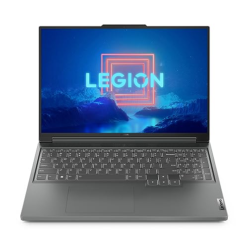 Lenovo Legion Slim 5 Gaming Laptop | 16' WQXGA Display | 165Hz | AMD Ryzen 7 7840HS | 16GB RAM | 1TB SSD | NVIDIA GeForce RTX 4070 | Win11 Home | QWERTZ | grau | 3 Monate Premium Care