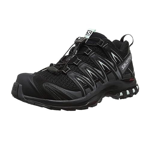 Salomon XA Pro 3D Damen Trail Running Schuhe, Stabilität, Grip, Langlebiger Schutz, Black, 38