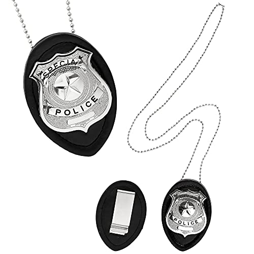Widmann - Polizeimarke mit Halskette, Special Police Officer, Polizist, Cop, Faschingskostüme
