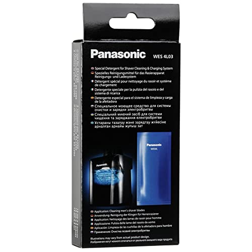 Panasonic WES4L03-803 Reinigungsmittel für ES-LS9A, ES-LV9U, ES-LV9Q, ES-LV9N, ES-LV97, ES-LV95 & ES-RT87 Elektrorasierer, 3er-Pack