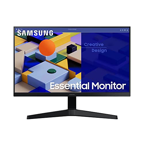 Samsung S31C Essential Monitor S27C314EAU, 27 Zoll, IPS-Panel, Full HD-Auflösung, Eco Saving Plus, AMD FreeSync, 5 ms Reaktionszeit, Bildwiederholrate 75 Hz, Schwarz