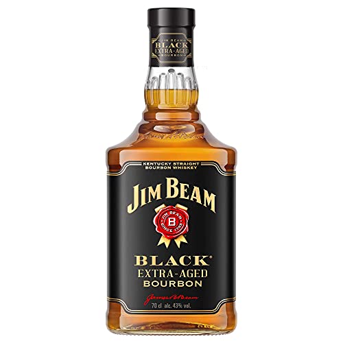 Jim Beam Black Extra-Aged Bourbon | Kentucky Straight Bourbon Whiskey | einzigartiges und ausbalanciertes Aroma | 43% Vol. | 700ml