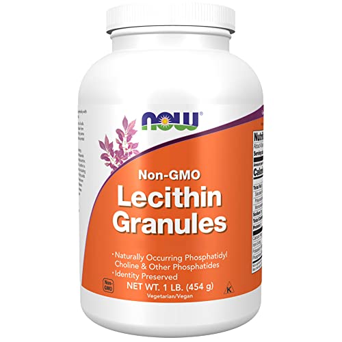 Now Foods, Lecithin Granules (Lecithin-Granulat), non-GMO, vegan, 454g, Laborgeprüft, Glutenfrei, Vegetarisch, Ohne Gentechnik