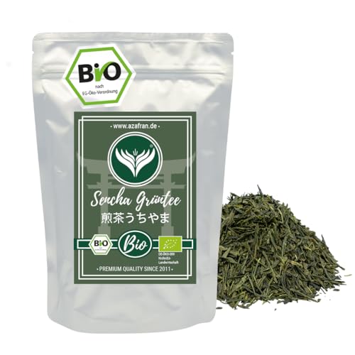 Azafran Grüner Tee - BIO Sencha Uchiyama Grüntee - Original aus Japan 500g