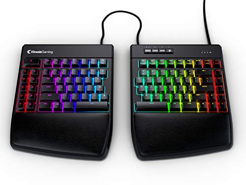 KINESIS Gaming Freestyle Edge RGB Split Mechanische Tastatur (MX Rot)