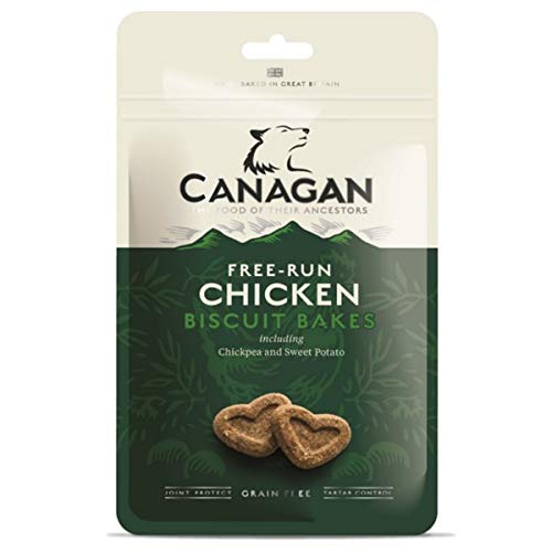 Canagan Free-Run Chicken Biscuit Bakes - Biscotti per Cane Con Pollo ceci e patata Dolce Senza CEREALI da 150gr