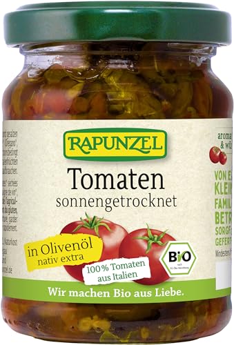 Rapunzel Bio Tomaten getrocknet in Olivenöl, aromatisch-würzi (2 x 120 gr)