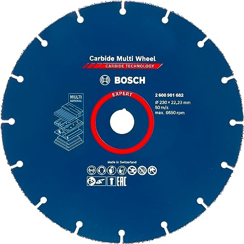 Bosch Accessories Professional 1x Expert Carbide Multi Wheel Trennscheibe (für Hartholz, Ø 230 mm, Zubehör Winkelschleifer)