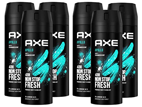 Axe Bodyspray Apollo ohne Aluminiumsalze 6x150ml