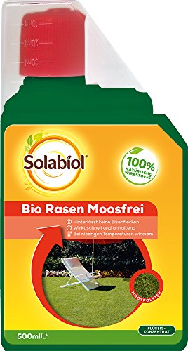 Solabiol Bio Rasen Moosfrei, biologischer Unkrautvernichter, 500 ml