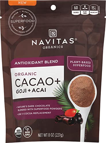 Navitas Naturals Superfood Blend Antioxidans Cacao Goji Bio, 227 ml