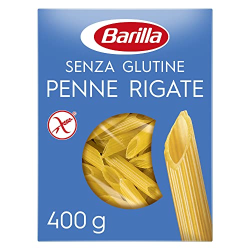 Barilla Pasta Nudeln Glutenfreie Penne Rigate aus köstlichem Mais und Reis – perfekt für Menschen mit Zöliakie oder Glutenunverträglichkeit, (14 x 400 g)