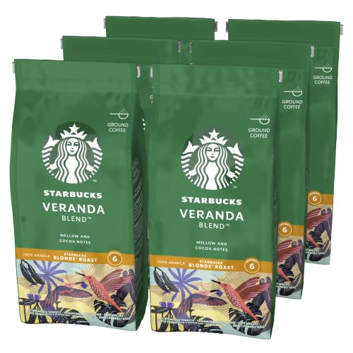 STARBUCKS Veranda Blend, Helle Röstung, Filterkaffee 200g (6er Pack)