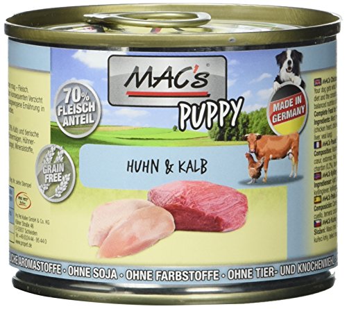 Mac's Puppy Huhn & Kalb, 6er Pack (6 x 200 g)